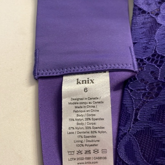 Knix Lace WingWomen Contour Periwinkle size 6 Bra - Picture 9 of 9